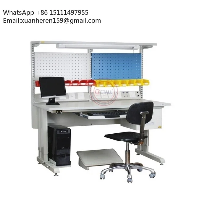 

Сертифицированный по стандартам CE/ISO многофункциональный антистатический рабочий стол для производства электроники, компьютеров, мобильных телефонов и автомобильной продукции