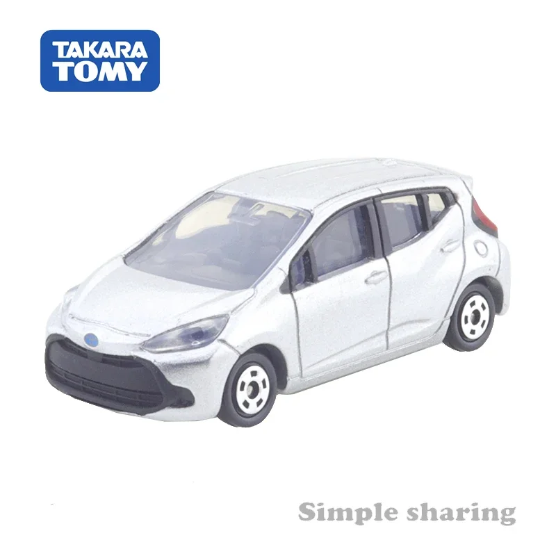 Takara Tomy Tomica No.34 Toyota Aqua 1/59 Car Model Reproduction Series Children Christmas Diecast Automotive Ornaments Toys