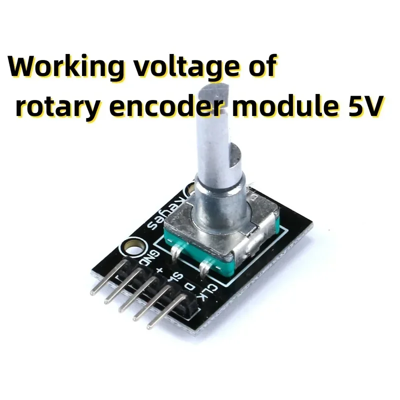 Tensão de trabalho do módulo codificador rotativo 5V