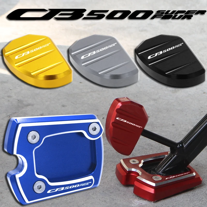 

CNC Aluminum Side Stand Enlarger Pad for Honda CB500SF Super Four Kickstand Extension Anti-Slip Support Block Motorcycle