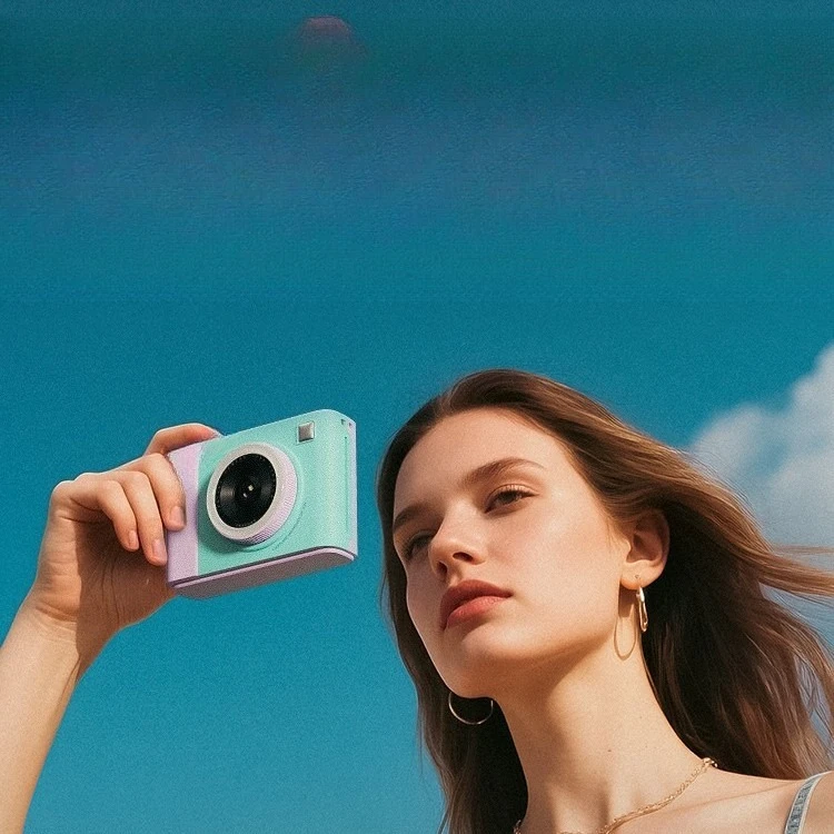 Camera WIFI Transfer Mini Film Camera Direct Out Color Photos Holiday Birthday Gifts