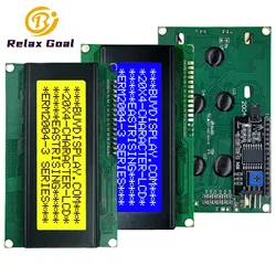 Модуль ЖК-дисплея LCD2004A I2C 20x4 символа 2004A HD44780 ЖК-дисплей IIC/I2C последовательный интерфейс адаптер синий/зеленый экран для Arduino