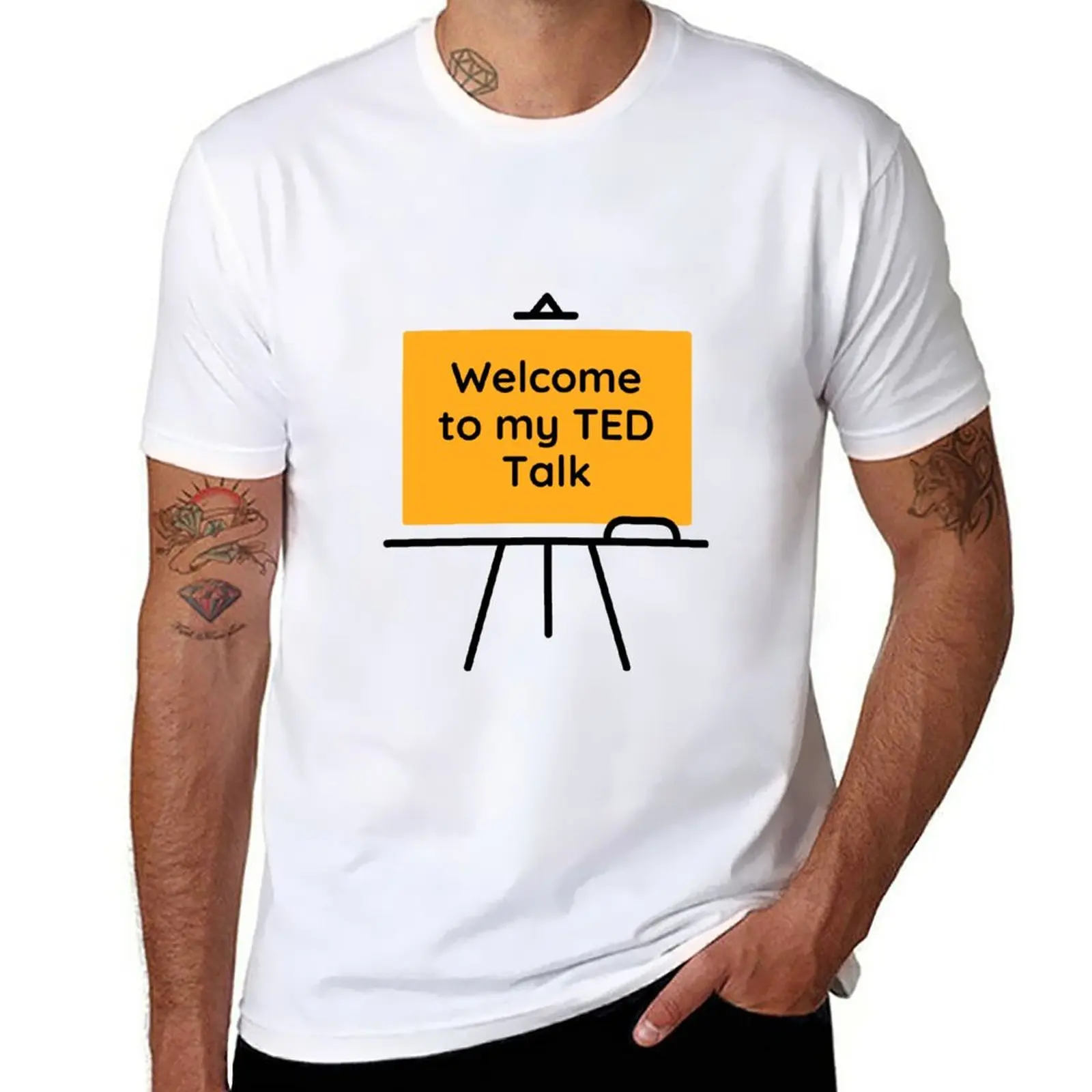 Welcome to my TED Talk T-Shirt customs heavyweights cute tops new edition mens clothing