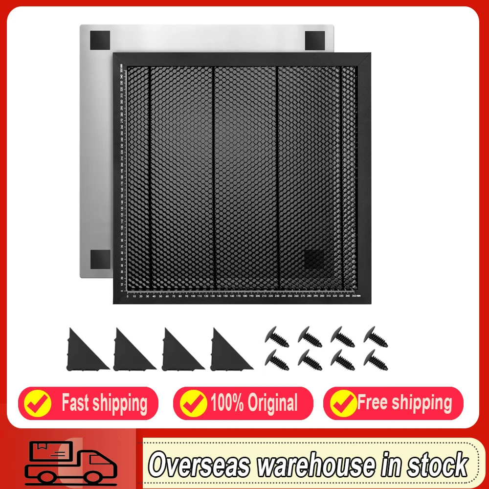 Laser Engraver Honeycomb Working Table All-metal Structure Steel Panel Board Platform with Measurement for CO2/Diode/Fiber Laser