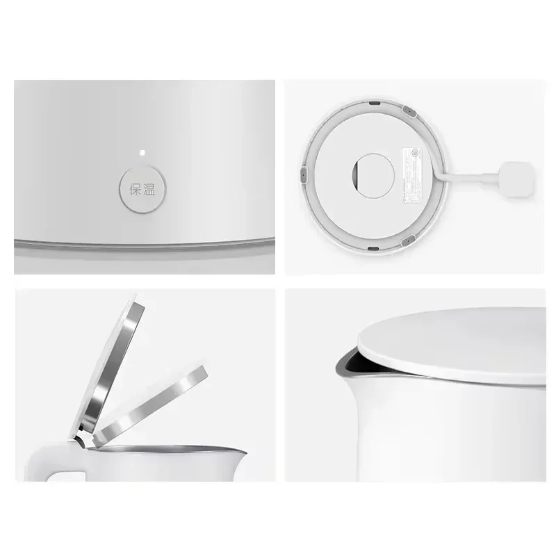 Xiaomi Mijia ไฟฟ้ากาต้มน้ํา 1S 1.7L ความจุฉนวนกันความร้อนสําหรับ Camping และ Travel สุขภาพหม้อ 220V 304 สแตนเลสด้านใน