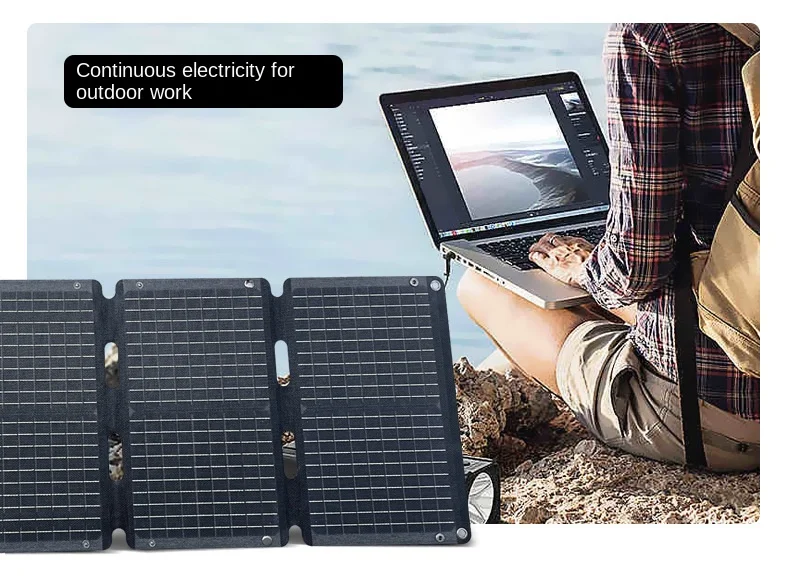 1000W Solar Folding Panel Ecoworthy Portable Bag USB Solar Charger Outdoor Power Hiking Camping Power Generator Gift Alo Ugree