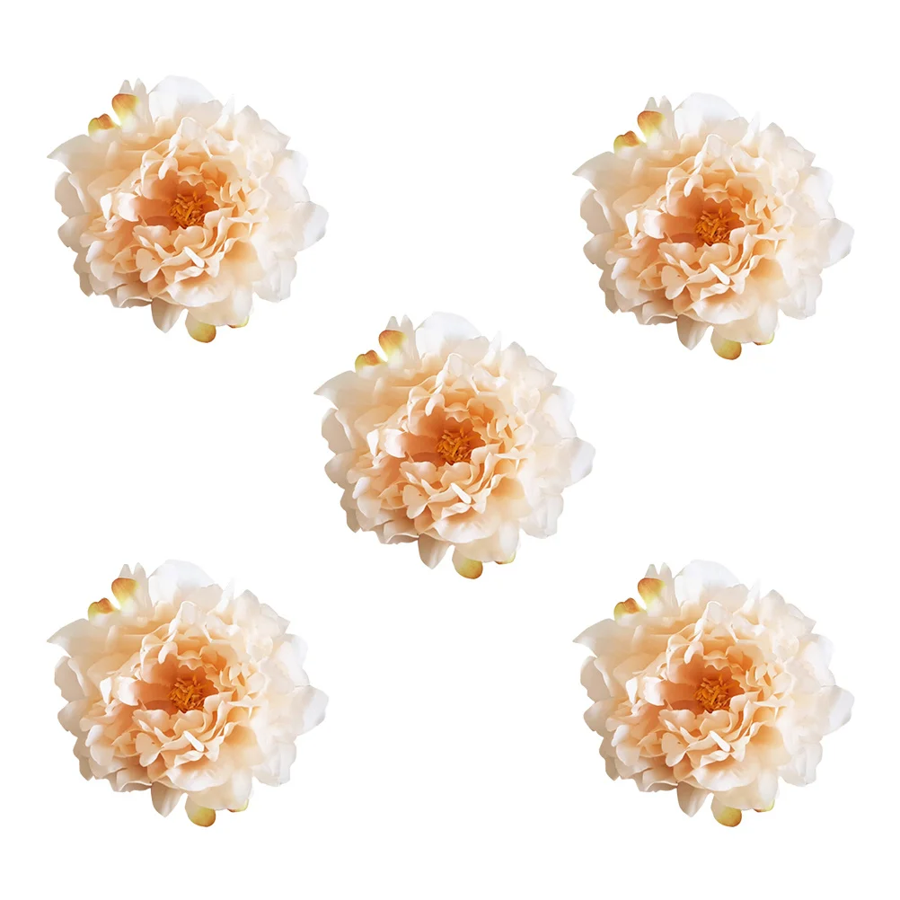 

5Pcs Artificial Peony Silk Flowers Skin Realistic Simulation for Wedding Home Party Stage Decorations