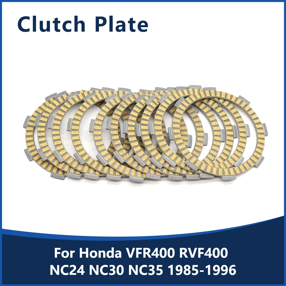 

For Honda VFR400 RVF400 VFR RVF 400 NC24 NC30 NC35 1985-1996 Motorcycle Clutch Friction Disc Plate Kit Accessories