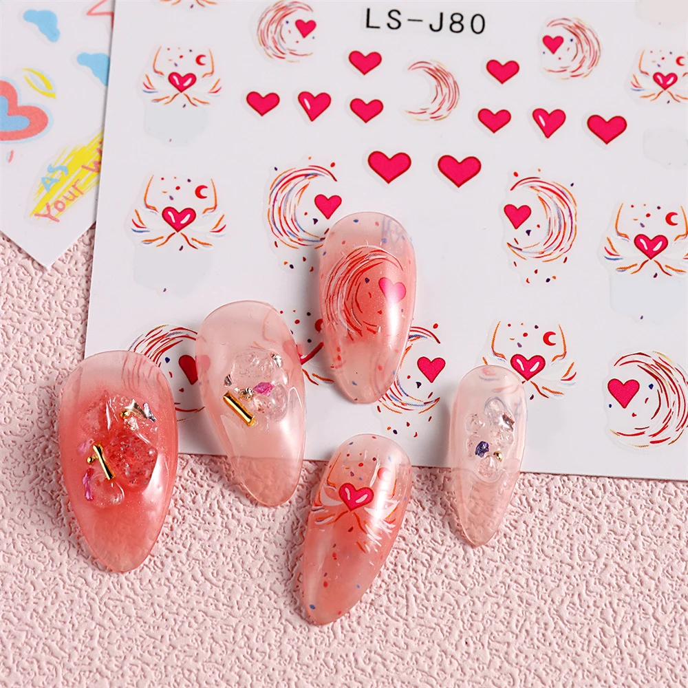 1/3/5PCS French Style Adorable Design Easy To Use Eye-catching Rising In Popularity Unique Must-have Nail Accessory