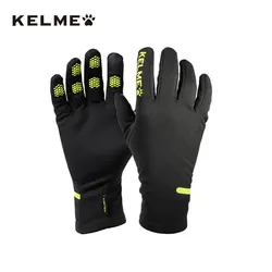 Kelme Football Training Cold-proof Gloves Adult Fleece-lined Children Warm Touch Screen Cycling Sports Winter