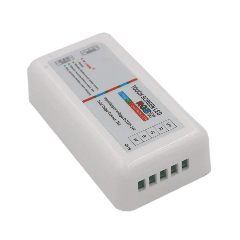 

2Pcs Touch Rgb Controller Wireless LED Light Remote Adjustable Brightness Mode Universal Rgb Strip Light Controller 2.4g