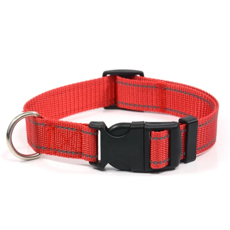 Reflektierendes Nylon-Hundehalsband mit Verstellbarem Schnellverschluss in Verschiedenen Farben für Tägliche Spaziergänge und Anti-Verlust-Schutz – Detail 15