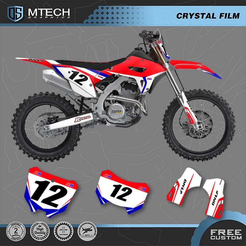 

DSMTECH Motorcycle Graphics Background for HONDA CRF250RX 2022 2023 2024 CRF450RX 2024 2023 2022 2021 Decals Stickers Kits-14
