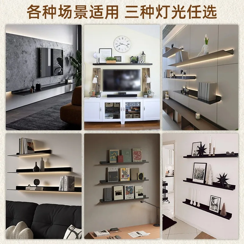 For Kitchen Wall Luminous Suspended Wall Wall Wall-mounted Shelf Laminate 22cm * 60cm Charging Model