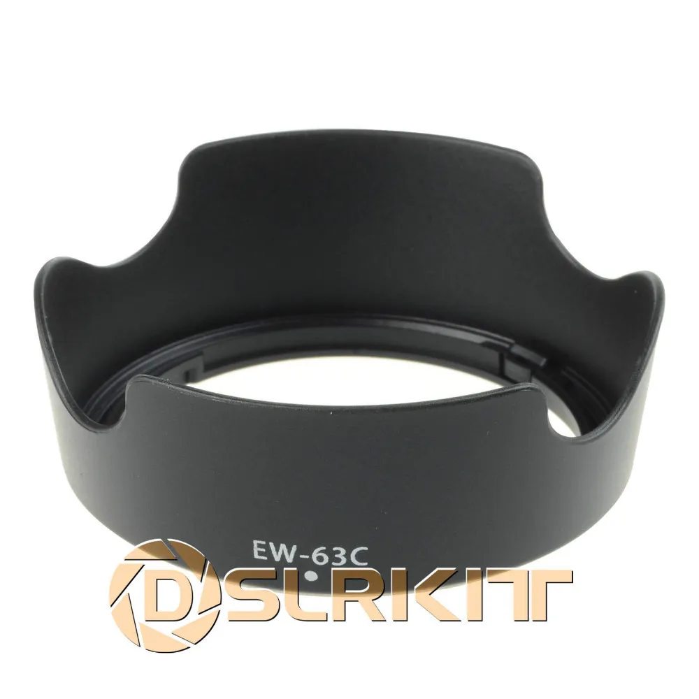 EW-63C EW63C Camera Lens Hood for Canon EF-S 18-55mm f/3.5-5.6 IS STM