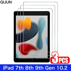 3Pcs Tablet Tempered Glass Screen Protector Cover for IPad 7th 8th 9th Generation 10.2 2019 2020 2021 iPad 7 8 9 Coverage Screen