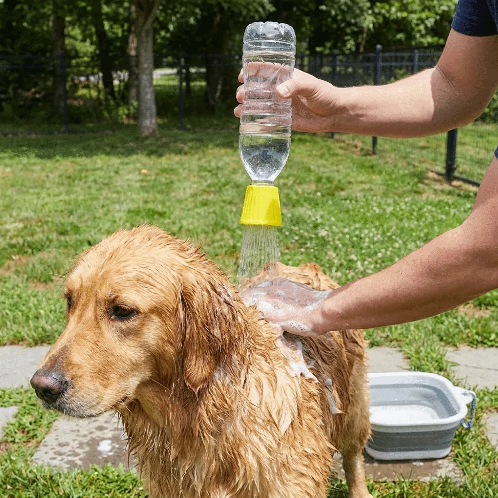 Pet Grooming Portable Pet Shower Head Handheld Universal Cat Cleaning Sprayer Reusable Quick Washing Dog Shower Nozzle Camping