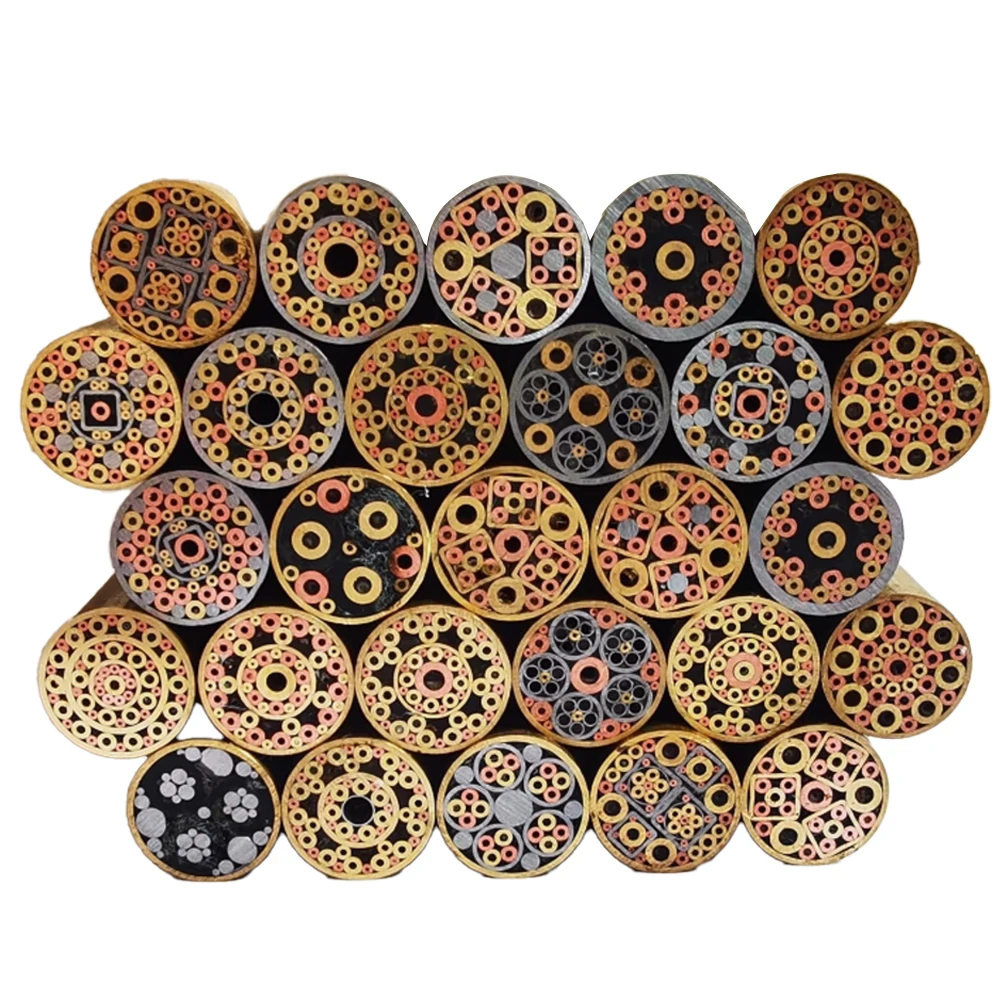 24mm Length Mosaic Rivet Handle Patch 8mm Rivet Brass Stainless Steel Handle Patch for Locking and Fastening plum Blossom Nail