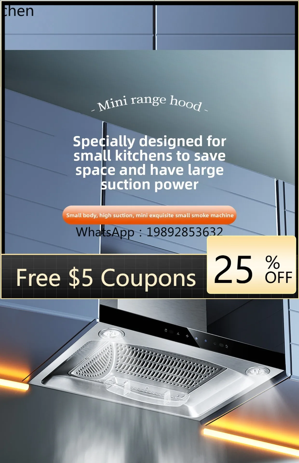 

range hood small size large suction rental pumping machine small household top suction smoking machine