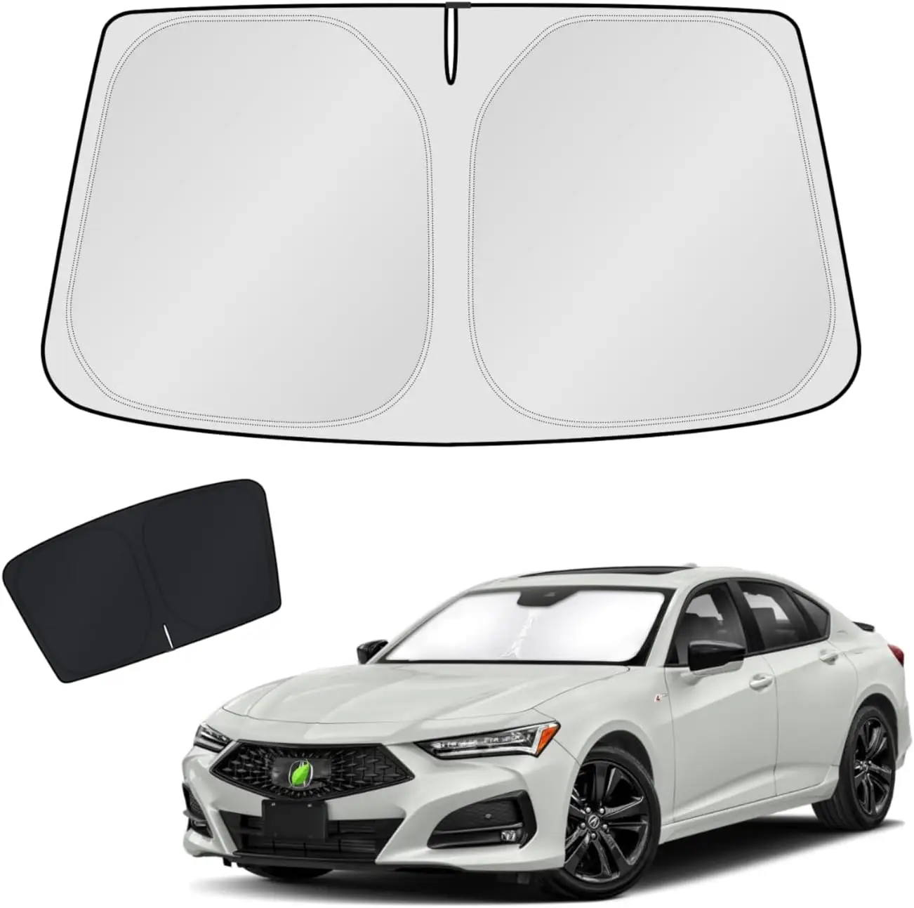 

Солнцезащитный козырек на лобовое стекло для 2021-2025 2026 Acura TLX Sedan, аксессуары, солнцезащитный козырек для окна, защита от солнца, складные блоки, УФ-лучи