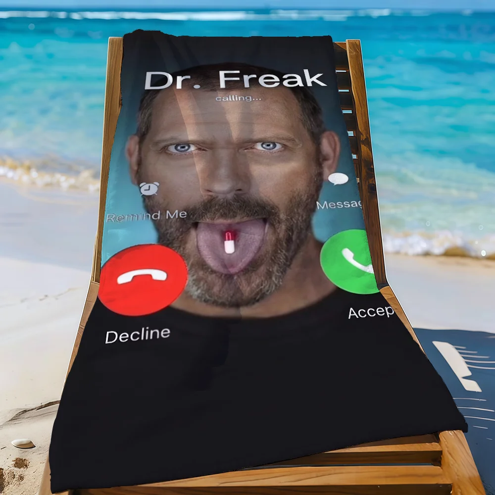 Dr. House Tapestry Medical Drama Theme Towel Quick Drying Beach Towels Are Suitable For Swimming Pools Camping Yoga And The Gym