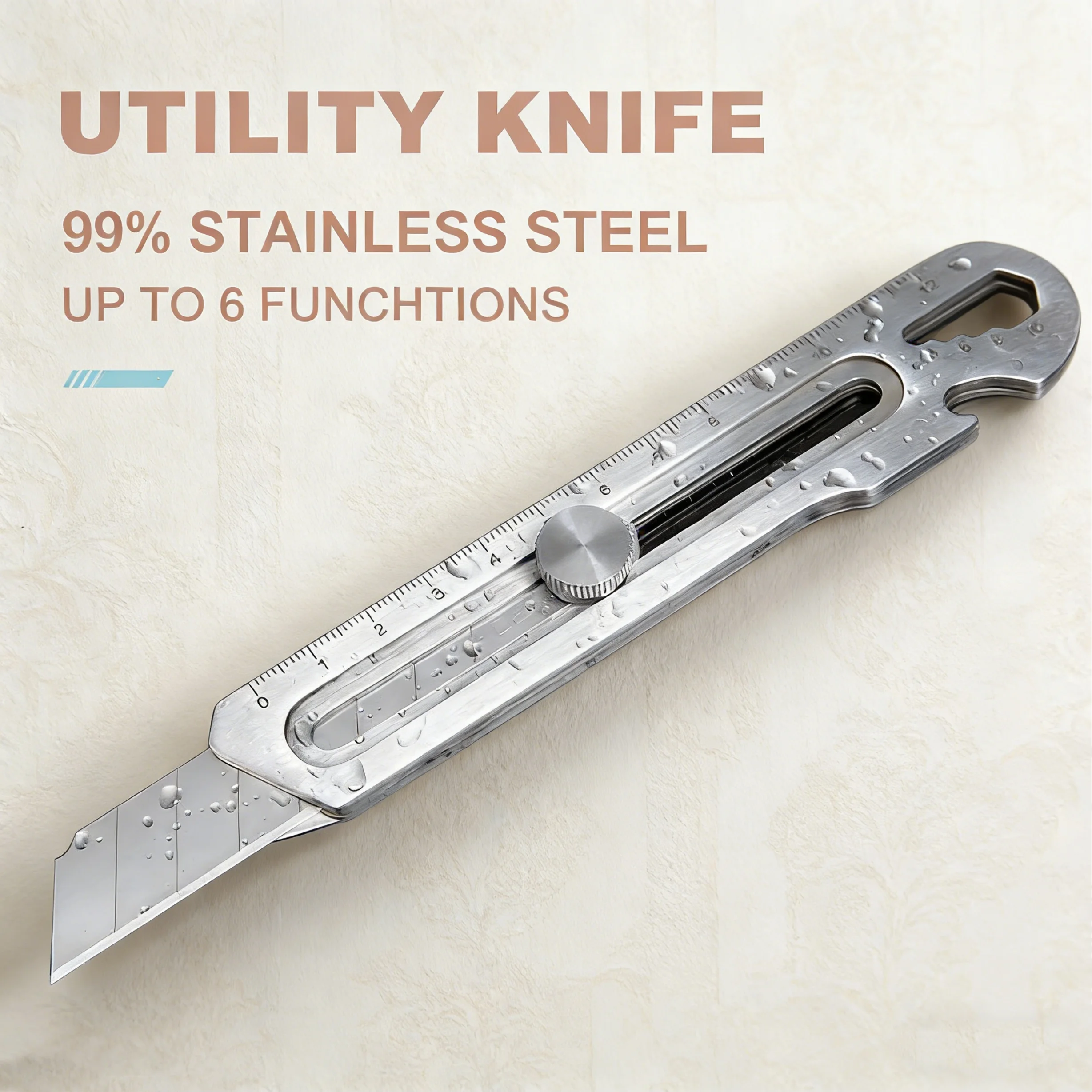 15,3 cm 6-in-1 Universalmesser – Swivel Knife Tool Bewertung und Preis