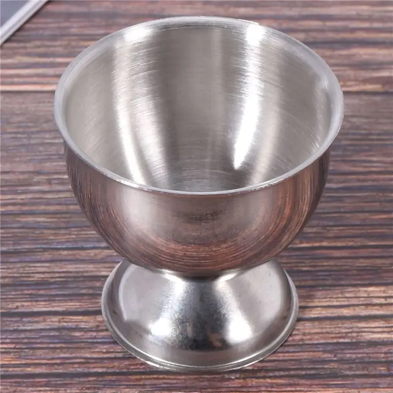 AT21-Egg Cup,Egg Tray Stainless Steel Soft Boiled Egg Cups Holder Stand Dishwasher Safe (12 Packs)