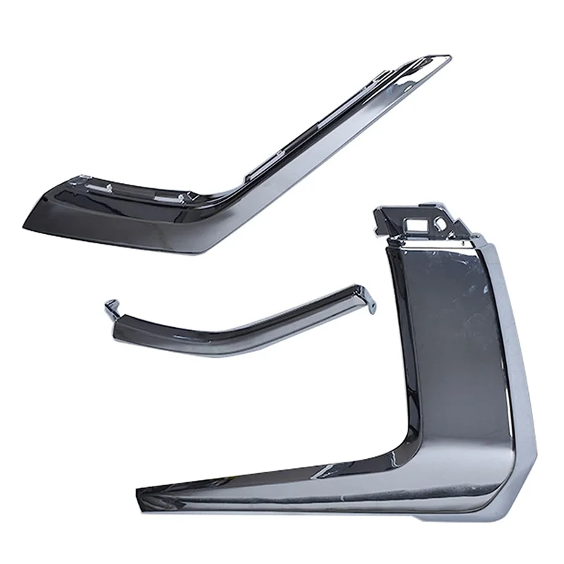 

Front Bumper Chrome Trim Molding Strip for Mitsubishi Outlander 2016-2019 Fog Light Cover Decoration ,3PCS Left