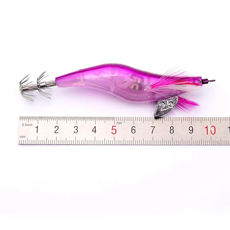 

Lake Peche 1 pc Jigs Fishing lure Minnow Trolling Flashing Light Crank Prawn Shrimp Tackle Wobbler High Quality
