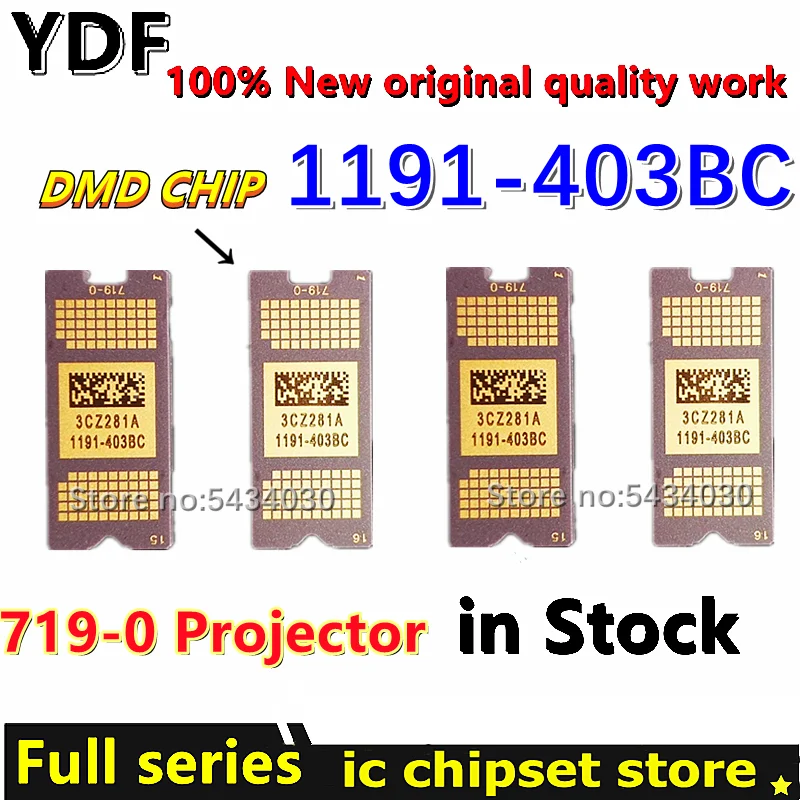 100% جديد 1191-403BC 1191-403 1191403BC 719-0 العارض DMD رقاقة 119 العلامة التجارية الجديدة CCD رقاقة لجهاز عرض صغير في المخزون #1