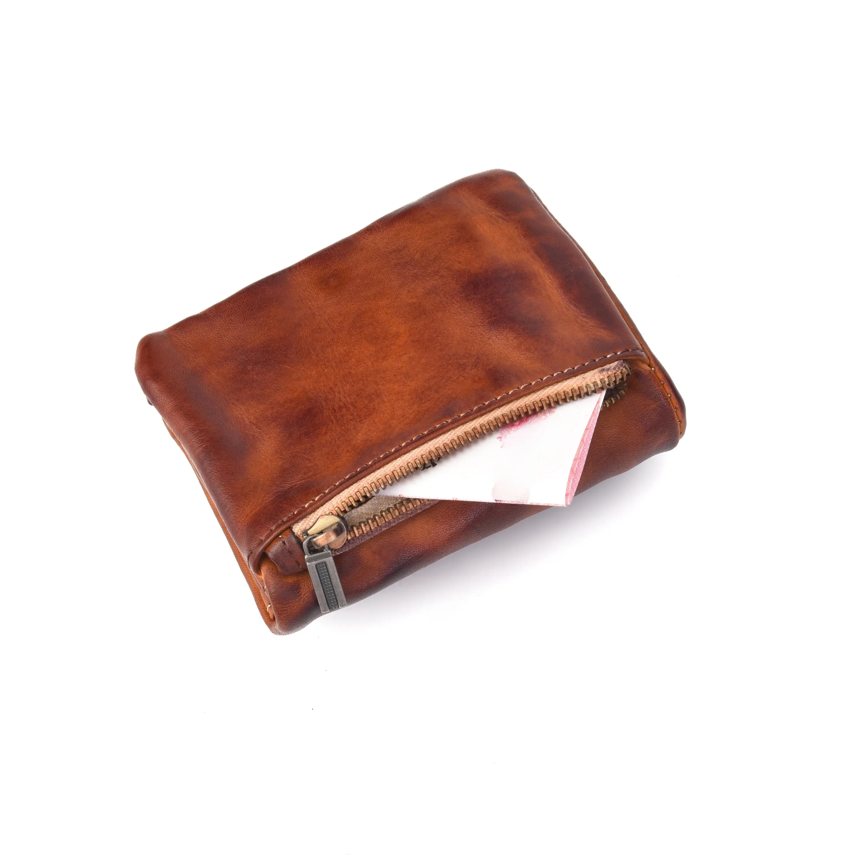 retro-style-short-genuine-leather-wallet-unisex-zipper-coin-purse-top-layer-cowhide-storage-bag-youth-fashion-summer-new