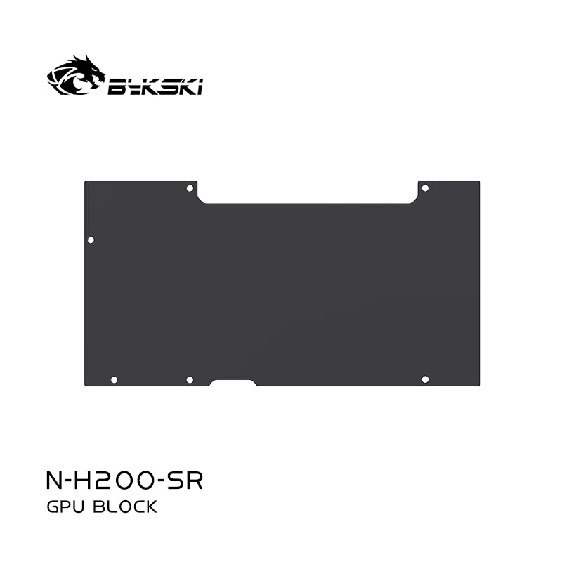 Bykski N-H200-SR GPU كتلة استخدام لبطاقة الرسومات NVIDIA Tesla H200 141G PC تبريد المياه النحاس جميع المبرد المعدني