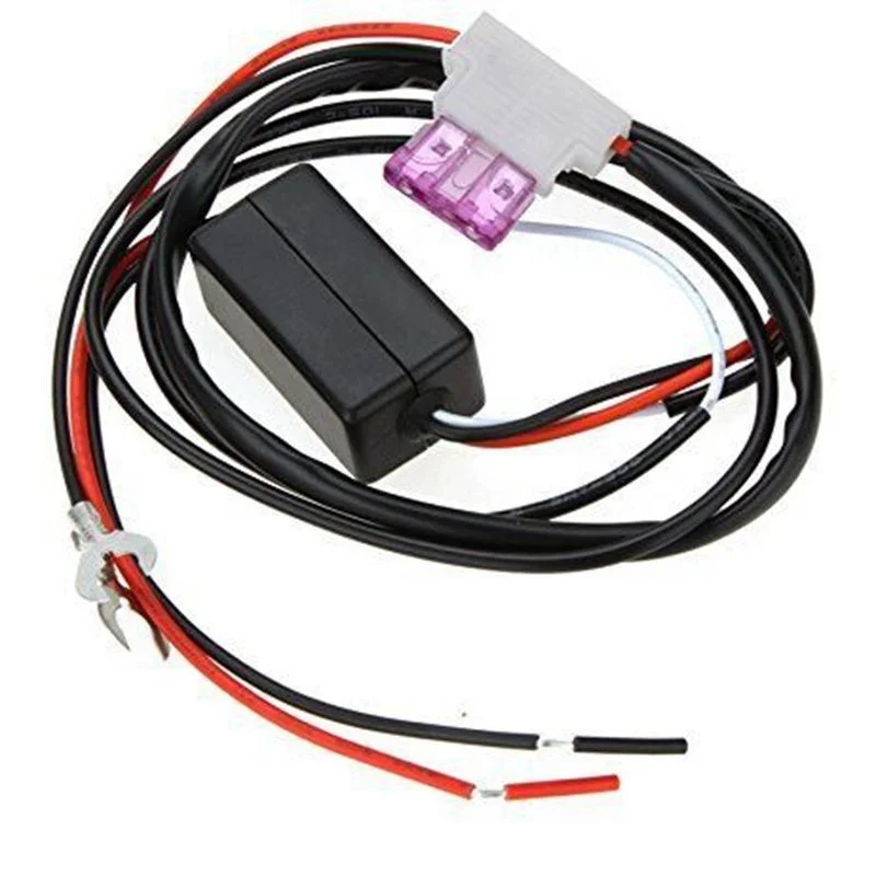 DRL Controller Auto Car LED Daytime Running Lights Controller Relay Harness Dimmer On/Off 12-18V Fog Light Controller