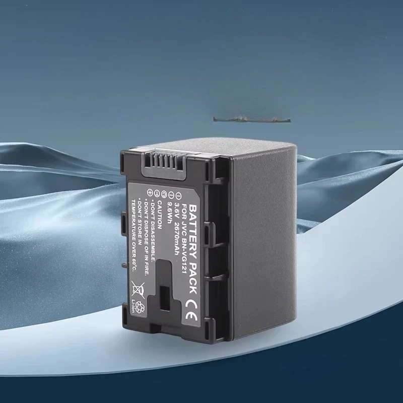 3.6v 2870mah BN-VG121 Suitable for Jvc Camera GZ-HM650AC MG750 GX8 GX1 HM440 HM570 Long Endurance Digital  Battery