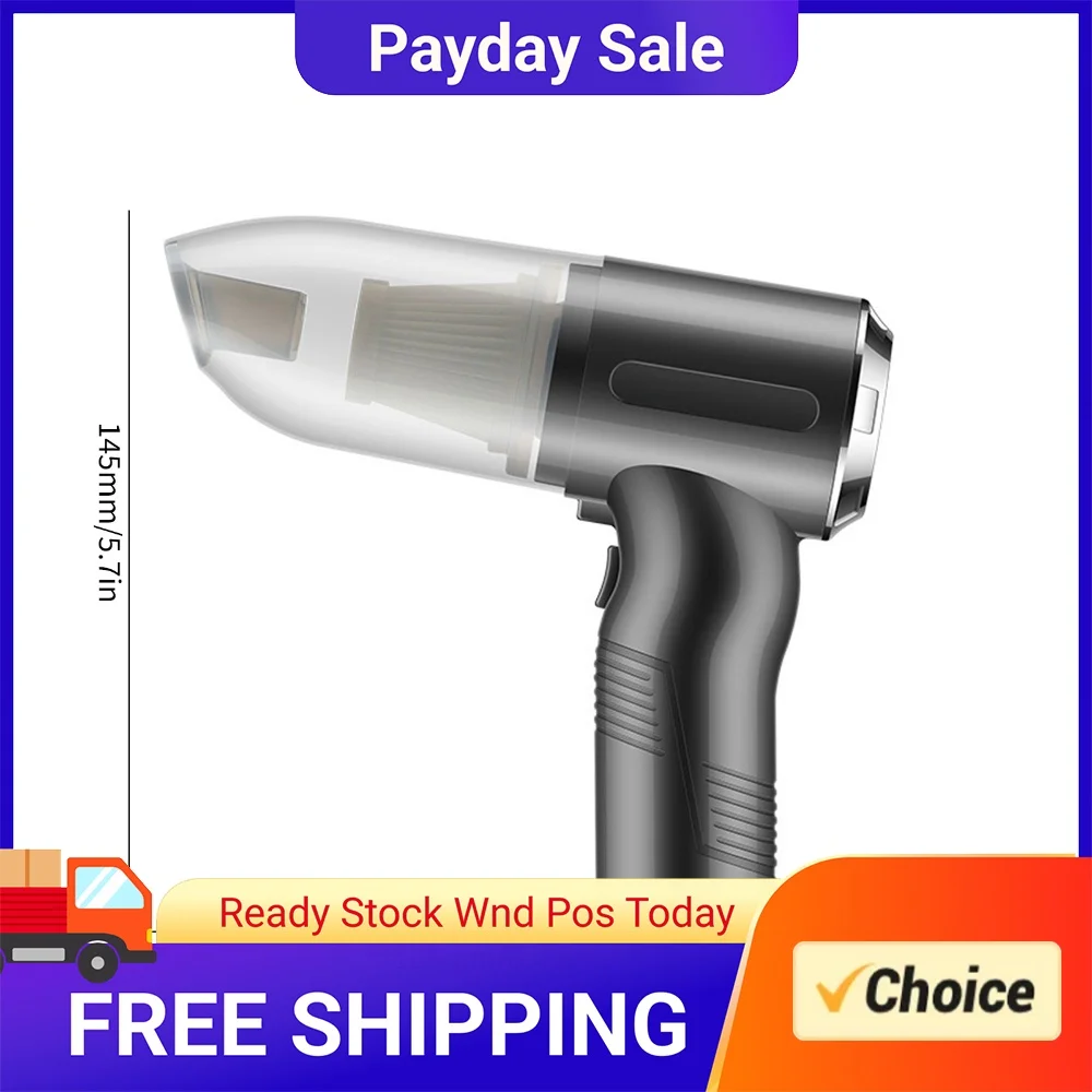 Super Suction Handheld Vacuum Cleaner Reusable Washable Cleaner Vacuum for Dust Outdoor Camping Traveling