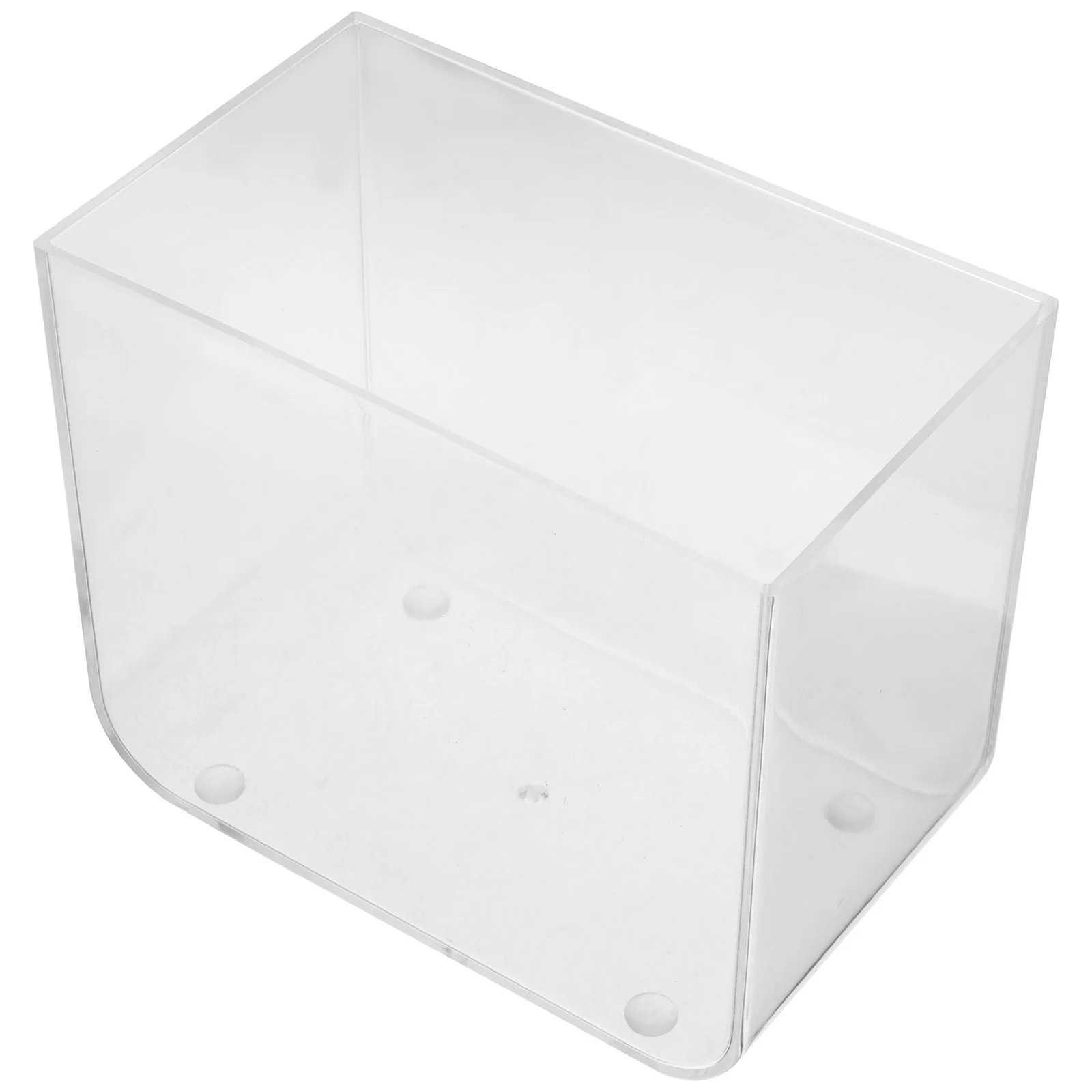 Desktop Square Aquarium No Lid Tanks Fish Bowl Clear Betta Breeding Tank