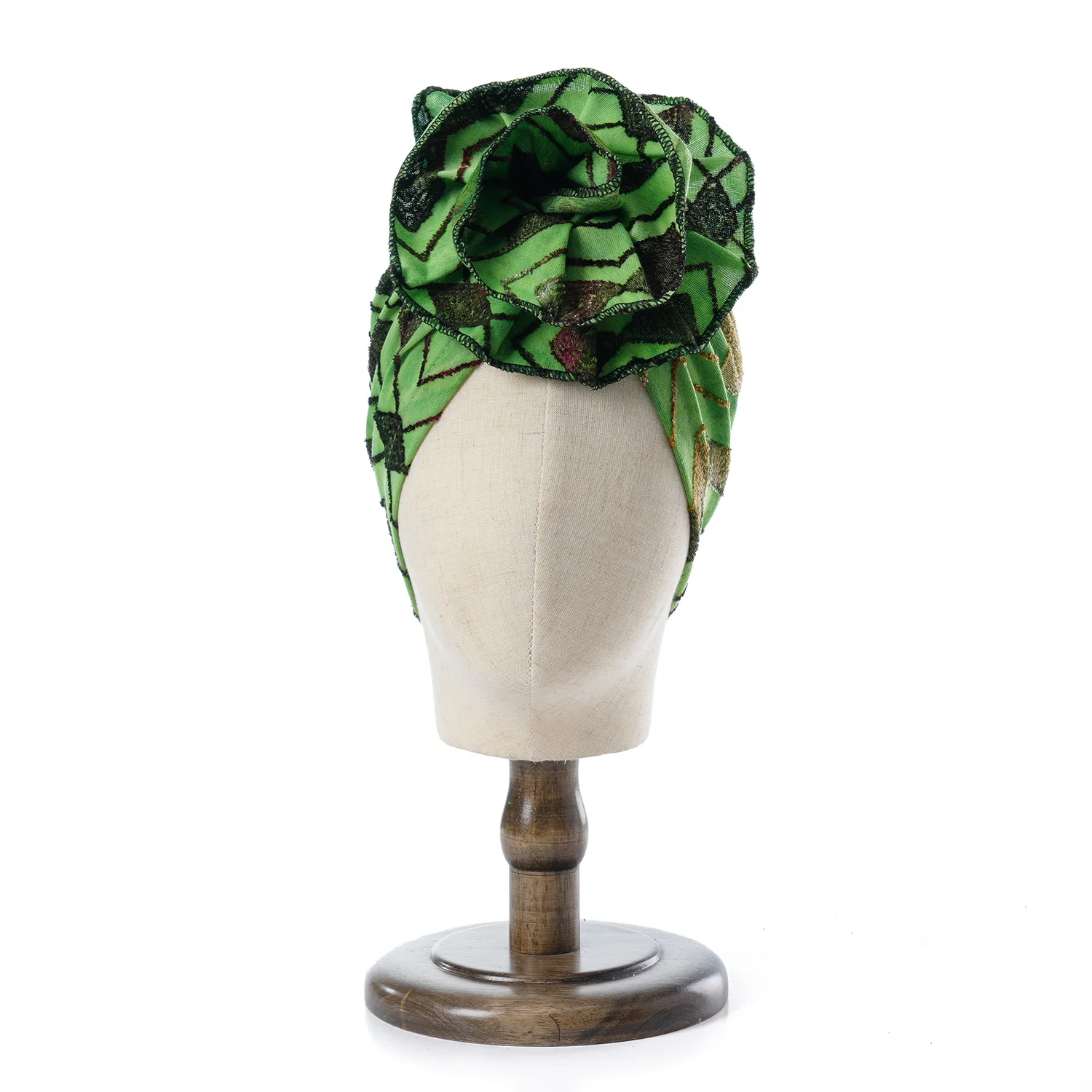 African Women High Quality Velvet Large Flower Muslim Turban Scarf Muslim Islamic Chemo Cap Casual Hair Bonnets Hijab Caps