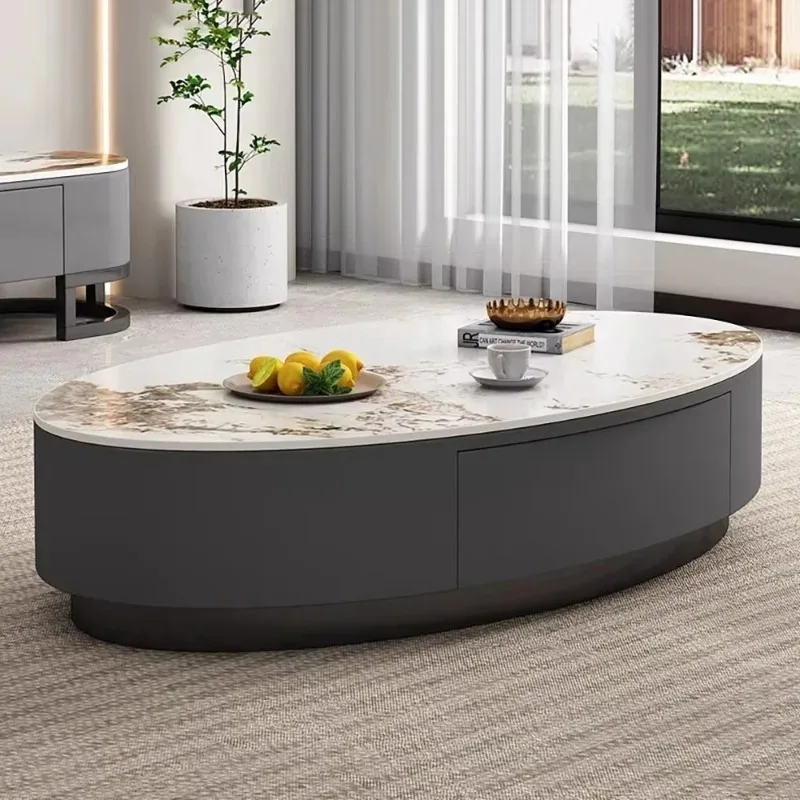 

Chinese Simple Coffee Tables Marble Luxury Glam Modern Fashion Coffee Tables Luxury Vintage Mesa Auxiliar Postmodern Furniture