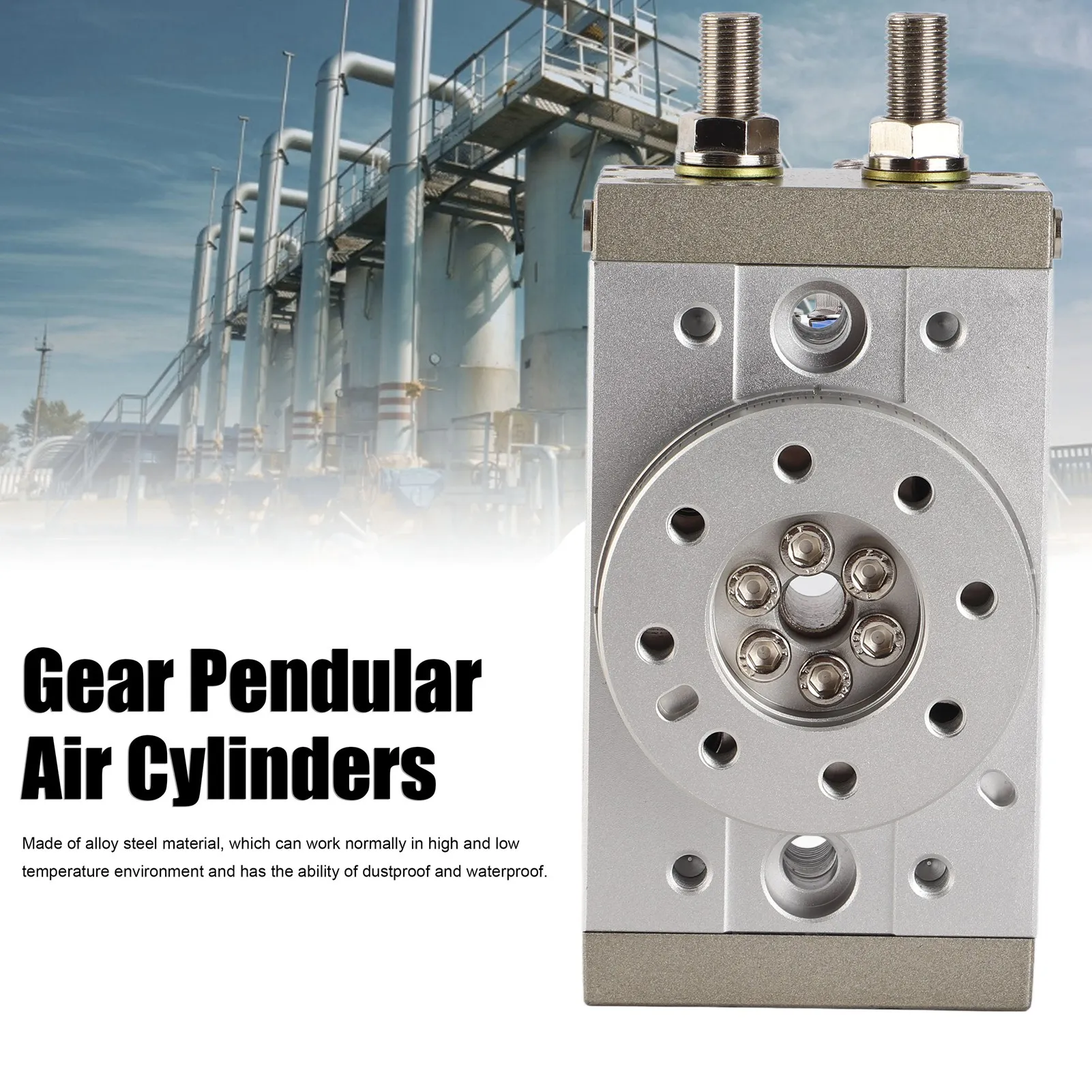 

Пневматический поворотный цилиндр, пневматический цилиндр роторного типа, привод с зубчатой рейкой, двойного действия, маятниковый, 30 мм, MSQB30A