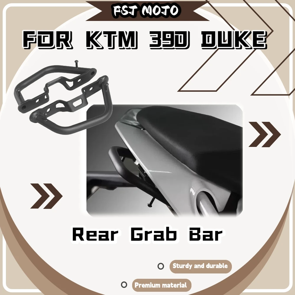 For KTM 390 DUKE Motorcycle Reinforced Rear Seat Grab Handle Wear Resistant Steel Passenger Hand Support Accessory