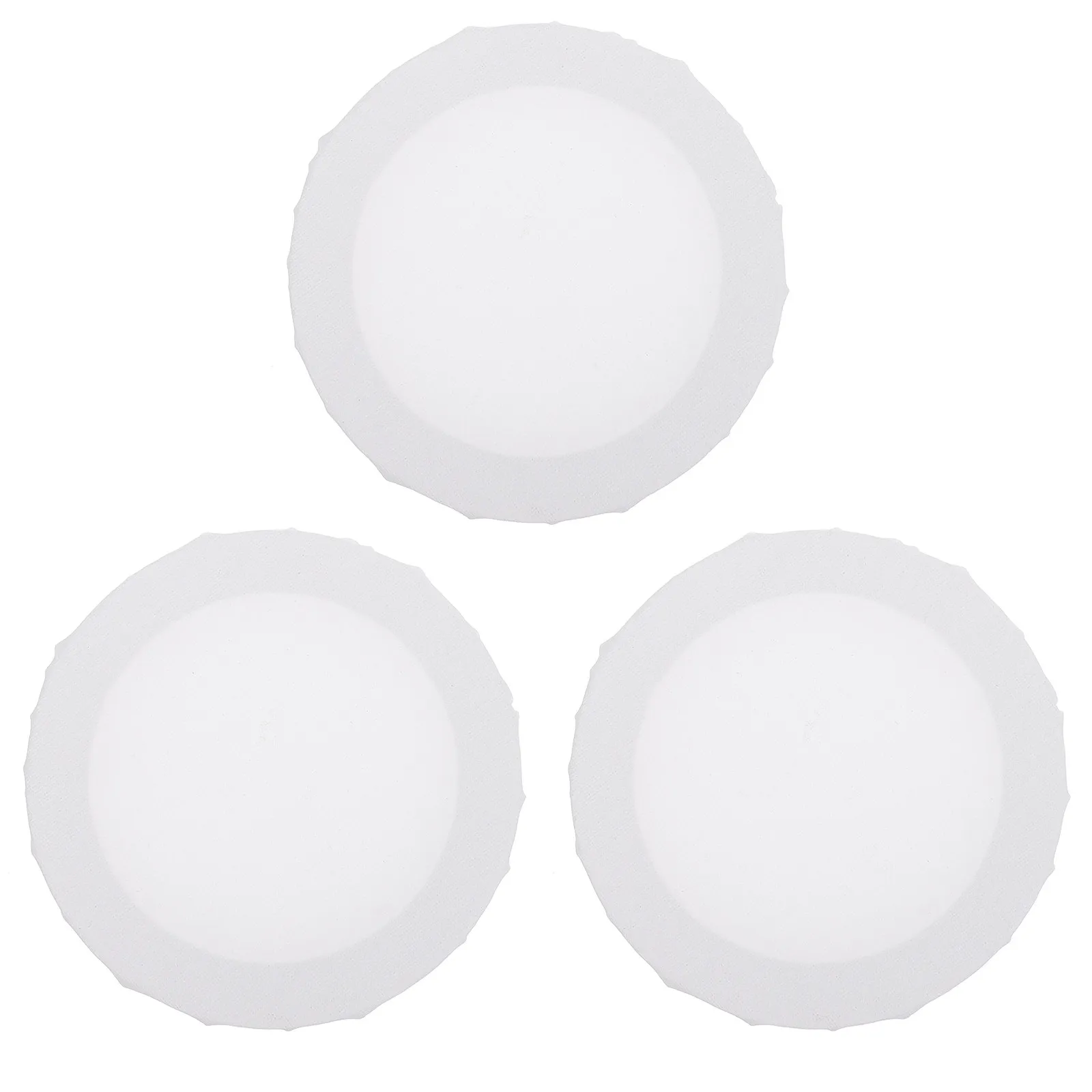 3Pcs Round Canvas Frame DIY Panels Mini Painting Boards for Oil Acrylic Tempera Students Hobbyists DIY Panels Canvas Frame