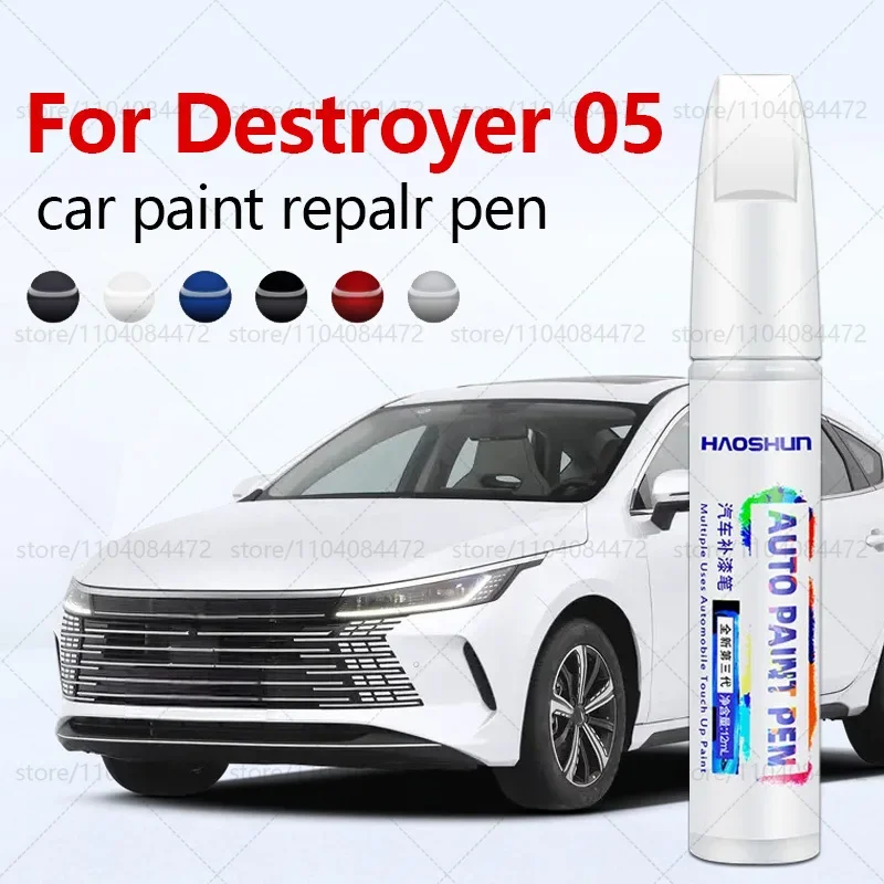 Verf Reparatie Pen Touch Up Scratch Remover DIY Auto Accessoires Zwart Wit Grijs Blauw Voor BYD Destroyer 05 2022-2025 F3