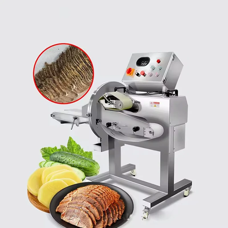 Convenient To Use Fully Automatic Meat Slicer And Multifunctional Cooked Fish Fillet Cutting Machine
