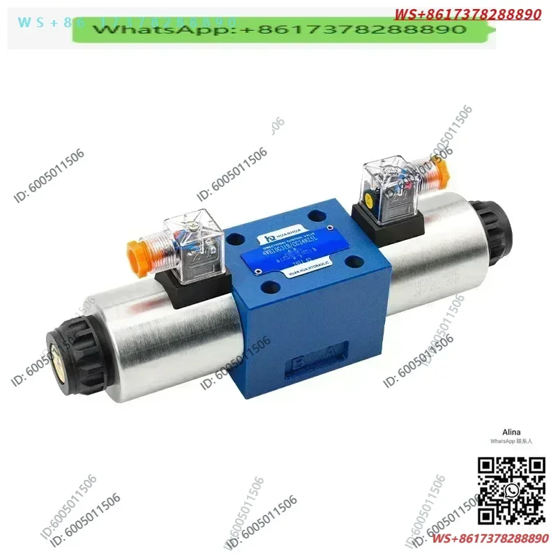 Hydraulic 4WE10 bore double-head three-position four-way solenoid directional valve