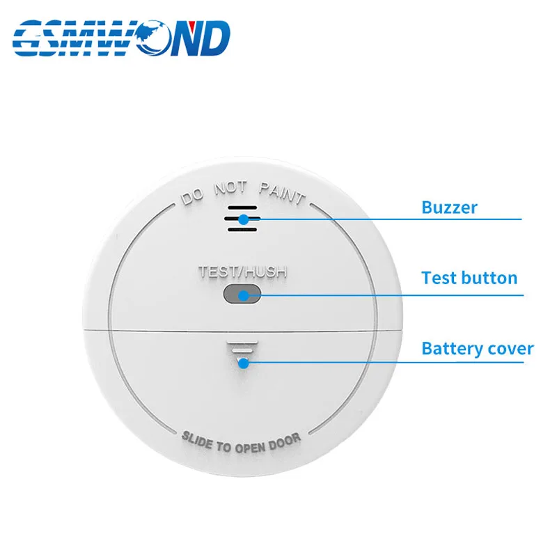 Tuya WiFi Smoke Detector Home Kitchen Security Smoke Sensor 80db Fire Alarm For Tuyasmart Smart Life APP