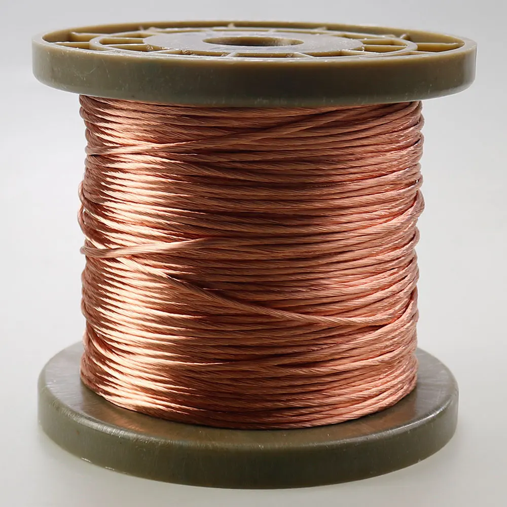 YUXI 0.1x100 Strands, 10M 20M 30M 50M 100M Litz Wire, Stranded Enamelled Copper Wire / Braided Multi-Strand Wire