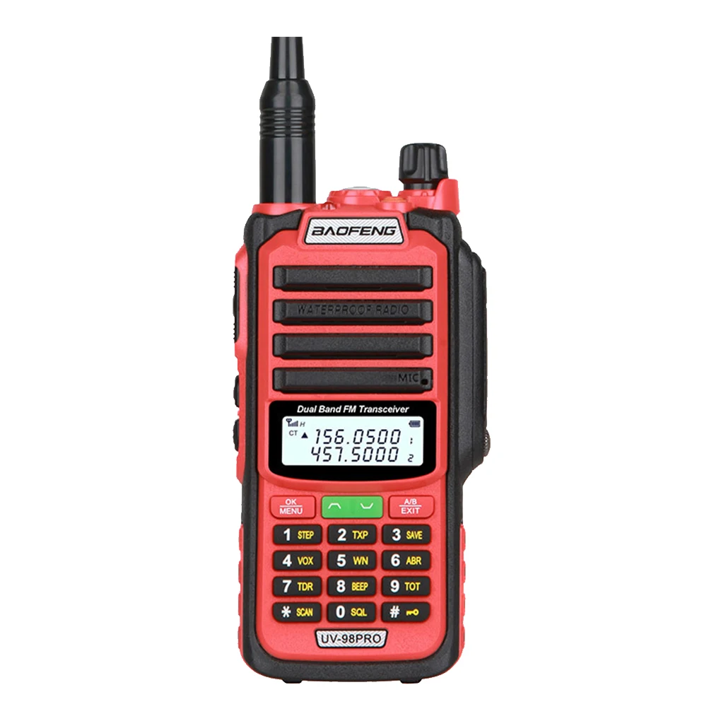 Durable And Stylish UV-98 PRO Walkie Talkie With Wide Compatibility Real-time Weather Updates