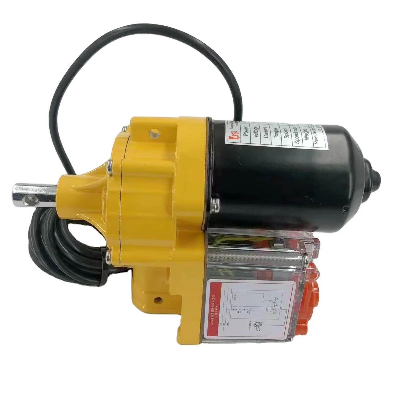 

202524V 100W Through the Risk Control Device Greenhouse Accessories Electric Film Rolling Machine