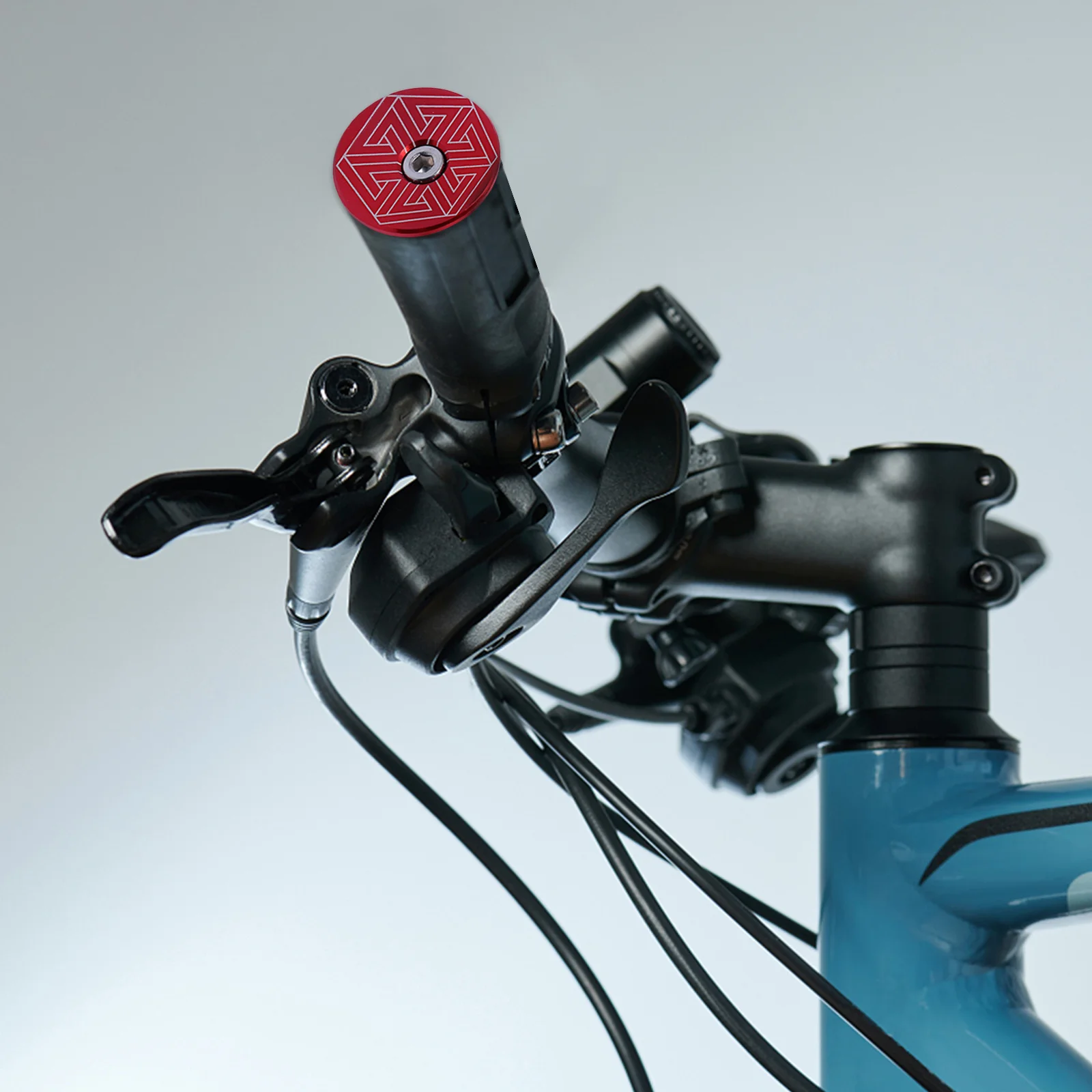 2pcs Aluminum Alloy Bar End Plugs Durable Handlebar End Caps For Mountain Bike Road Cycling Accessories 15-22.5Mm