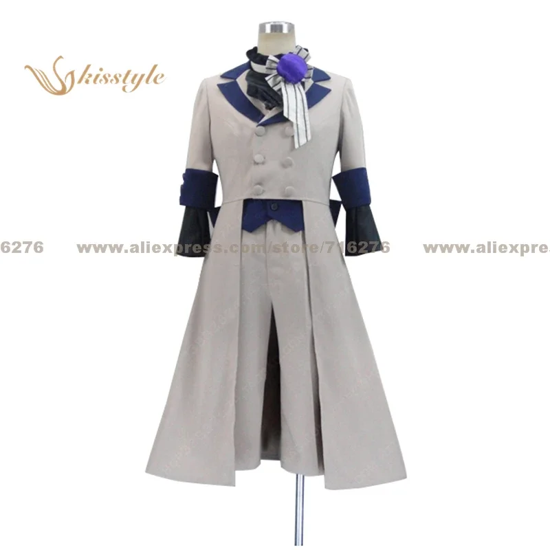 

Kisstyle Fashion Black Butler Circus Ciel Phantomhive Grey Uniform COS Clothing Cosplay Costume,Customized Accepted